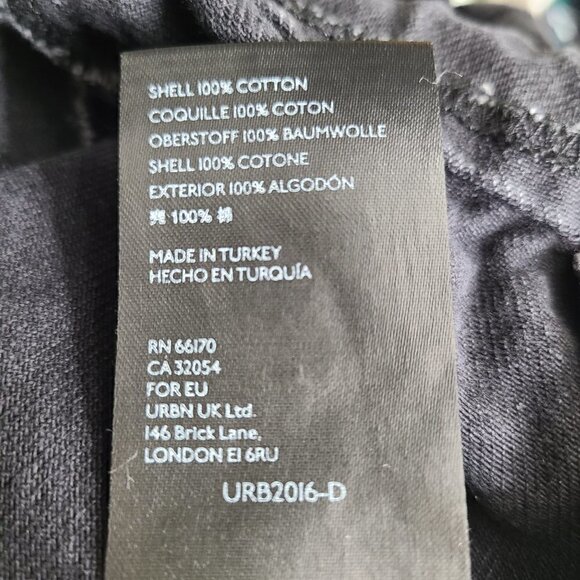 BDG × Urban Outfitters Button Up A-Line Black Denim Skirt Y2K - Picture 6 of 6